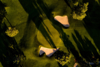 The golf courses of Lake Annecy